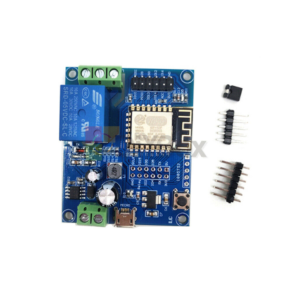 ESP8266 WIFI Relay Module ESP-12F Development Board DC5-80V Power Supply Module