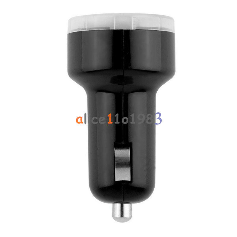 Dual USB 2-Port Mini Car Charger Adapter Bullet For iPhone6/6PLUS 5S iPod