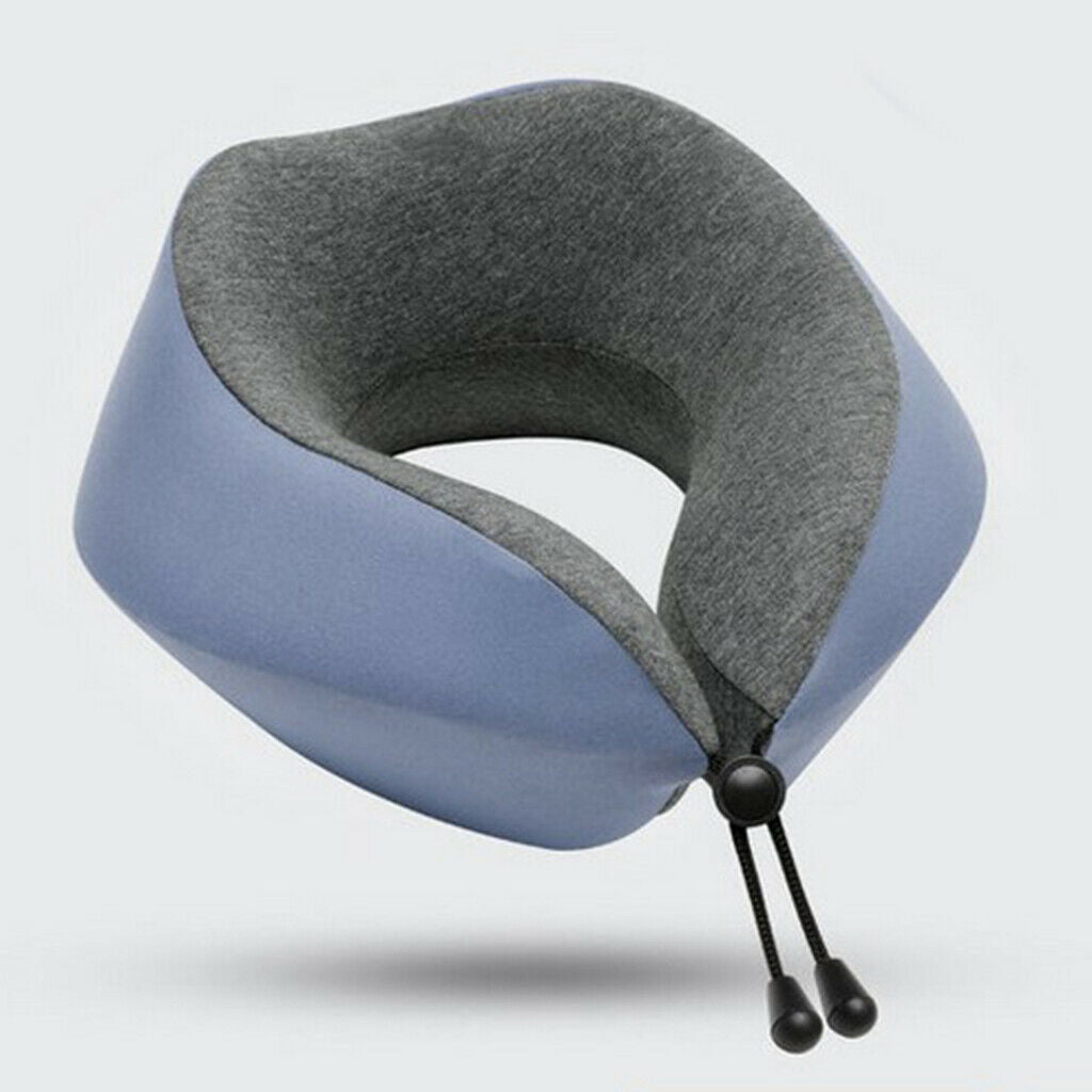 Memory Foam U shaped Travel Pillow Neck Support Head Rest for Car Airplane Sleep