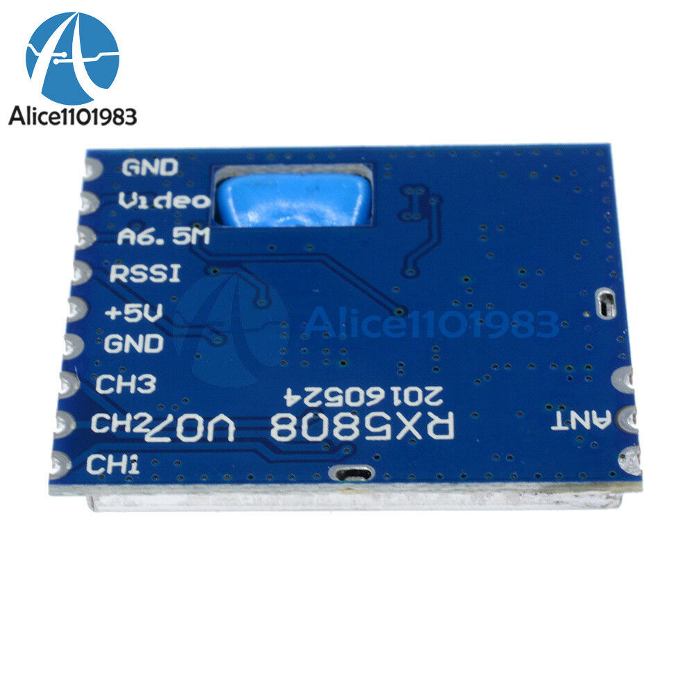 5.8GHz RX5808 -90dBm AV FM Wireless Audio Video Receiver Module