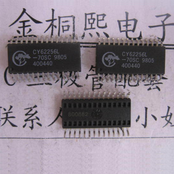 1PCS  IC CYPRESS SOP-28 CY62256L-70SC CY62256L-70SCT CY62256L