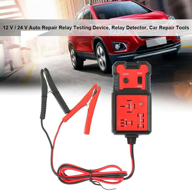 12V Electronic Automotive Relay Tester Universal For Cars Auto Battery Chec_AU