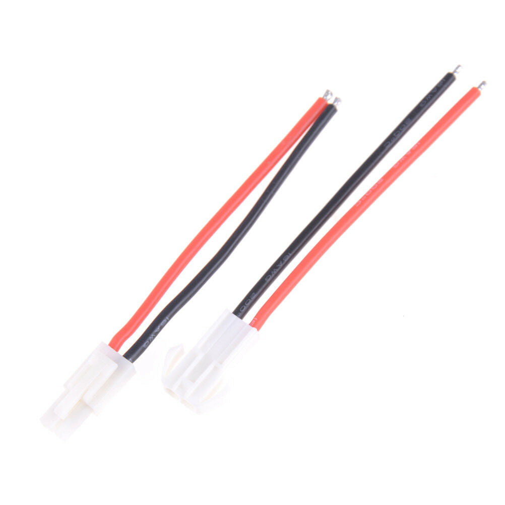 1pair Mini Tamiya Connector Male & Female 2pin Battery wire 16AW.l8