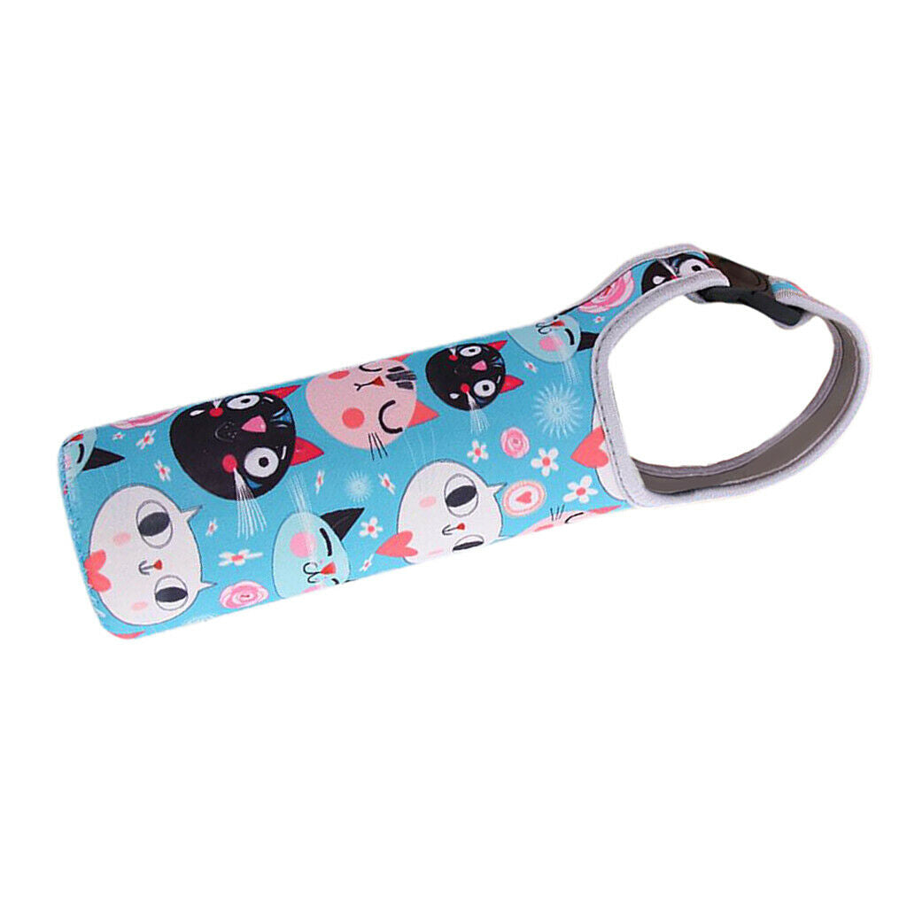 2 Pieces Kids Cartoon Multicolor Vacuum Flask Insulated Cup Bag Holder