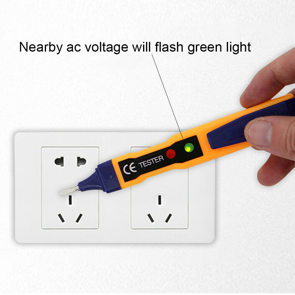 Voltage Tester AC Electricity Detect Pen Non Contact Detector 12-1000V Electrica
