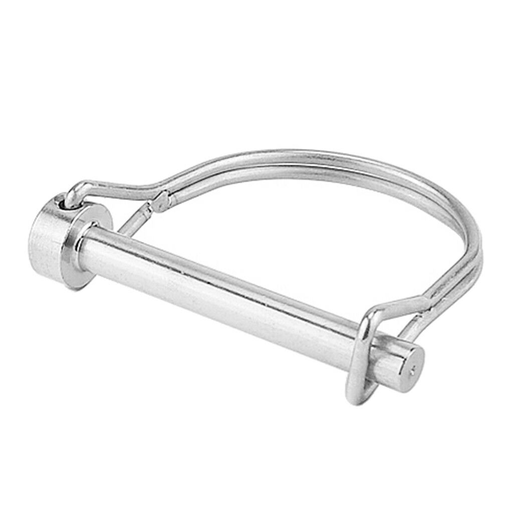 Rustproof 5x50mm Round Arch Spring Locking Pin Quick Release For Truck