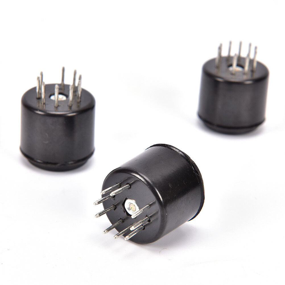 9Pin Bakelite Vacuum Tube Socket Saver base For 12AX7 ECC82 ECC8.l8