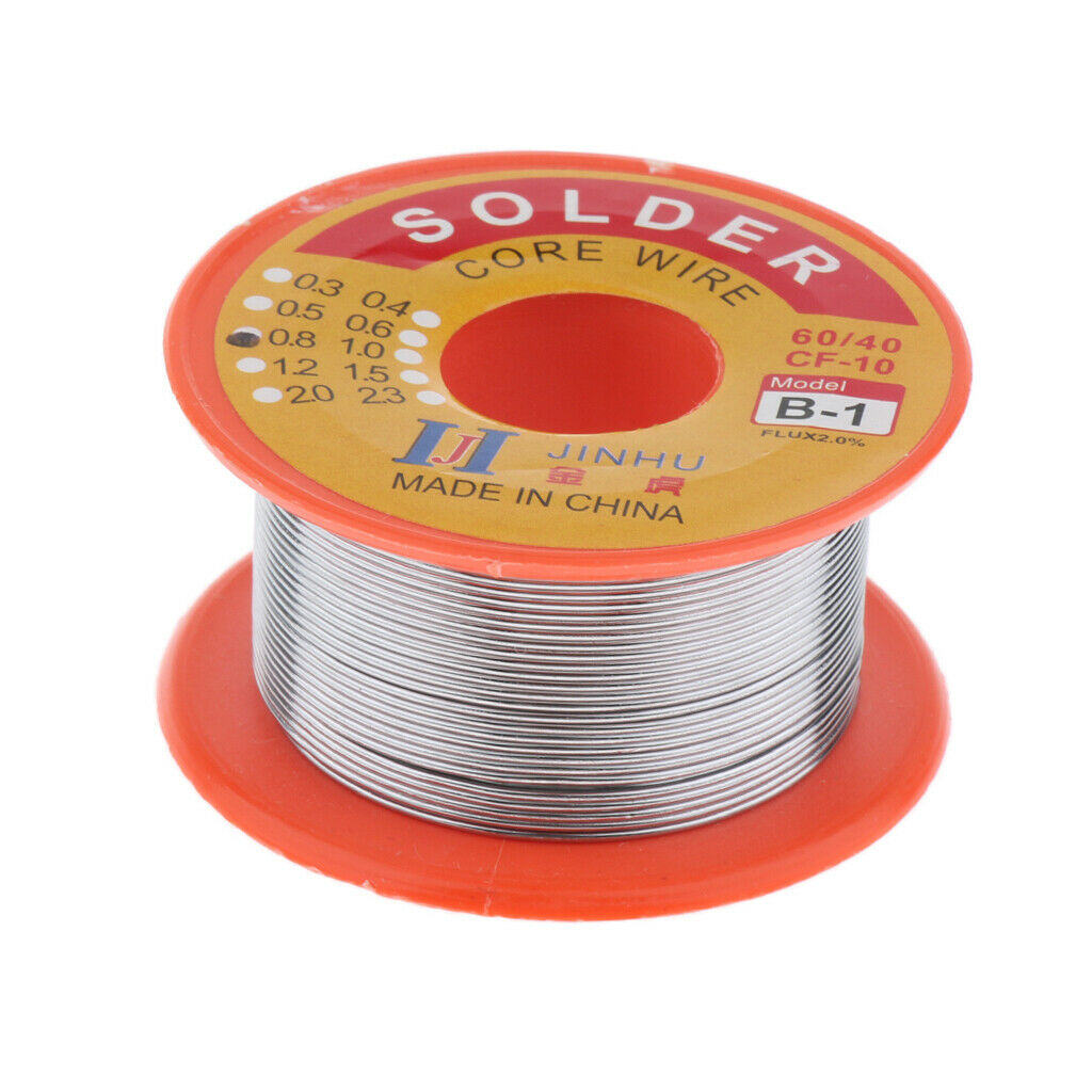 0.8mm Diameter 50g 60/40 Tin Lead Line Soldering Solder Flux Wire Reel