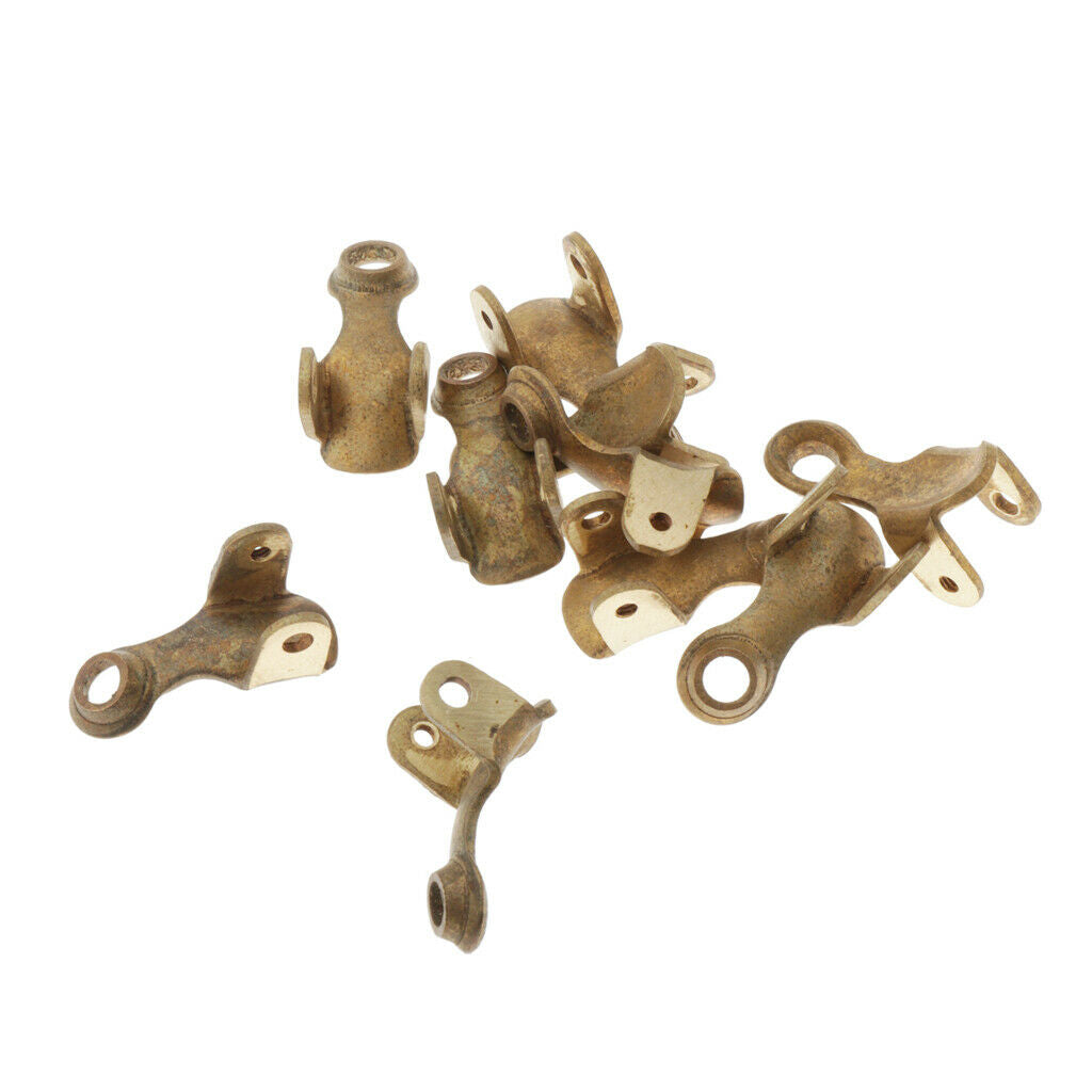 Pack of 10 Trumpet Parts Copper Set Metal Trumpet Musical Tube Accessories