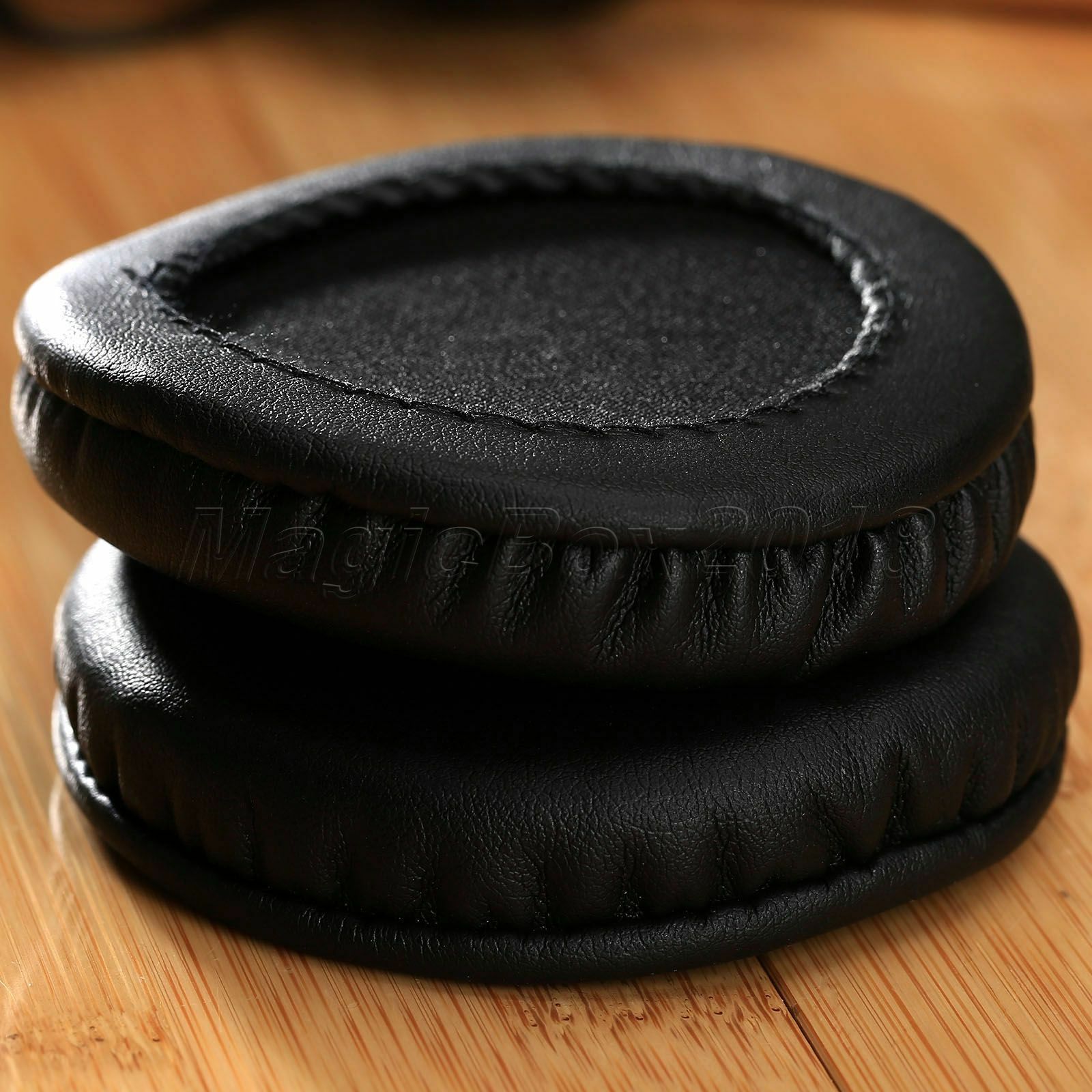 Replacement Leather Earpads Ear Pad Cushion 75mm For SONY MDR-PQ2 Headphones