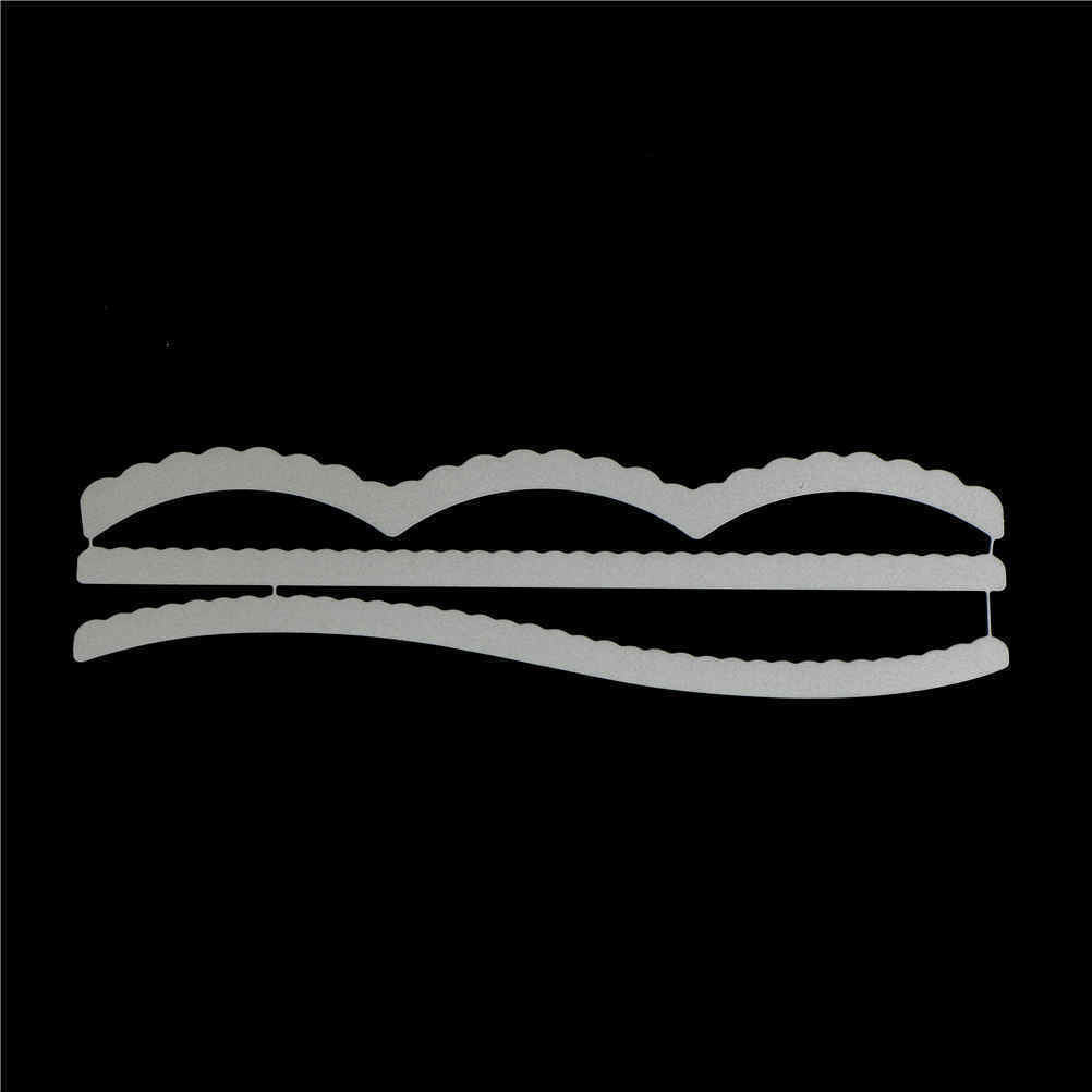 3pcs Lace Border Metal Cutting Dies For DIY Scrapbooking Album Paper Ca.l8