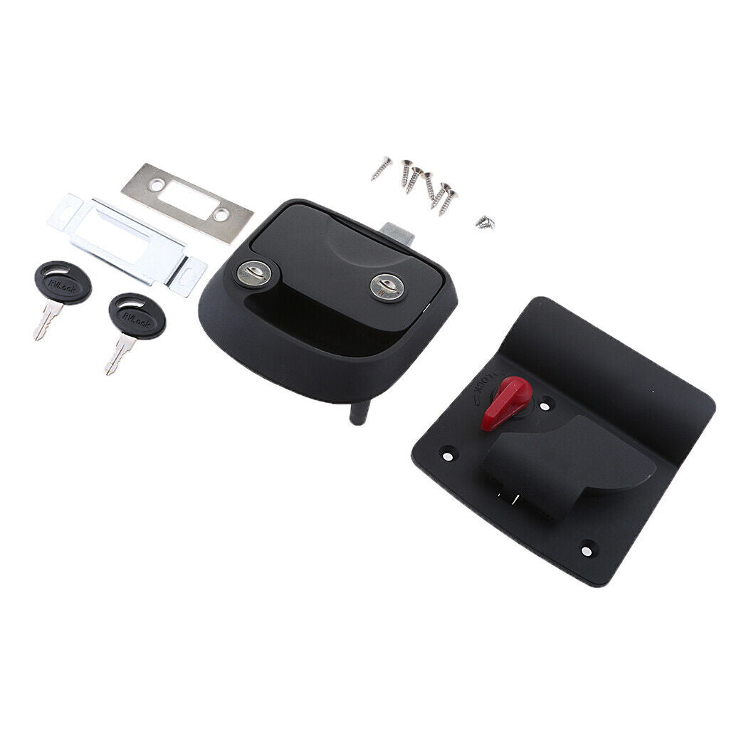 1PC RV Paddle Entry Door Lock Latch Handle Knob Deadbolt Camper Trailer