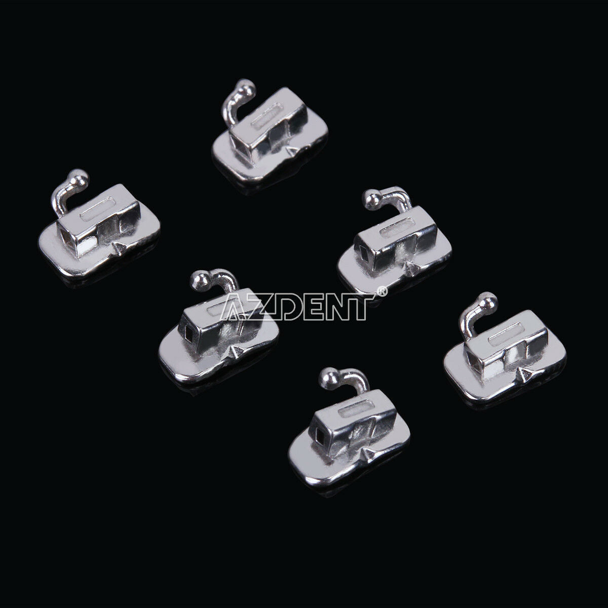 3X AZDENT Dental 1st Molar Monoblock Buccal Tube Bonding Non-Conv Roth 022 U1/L1