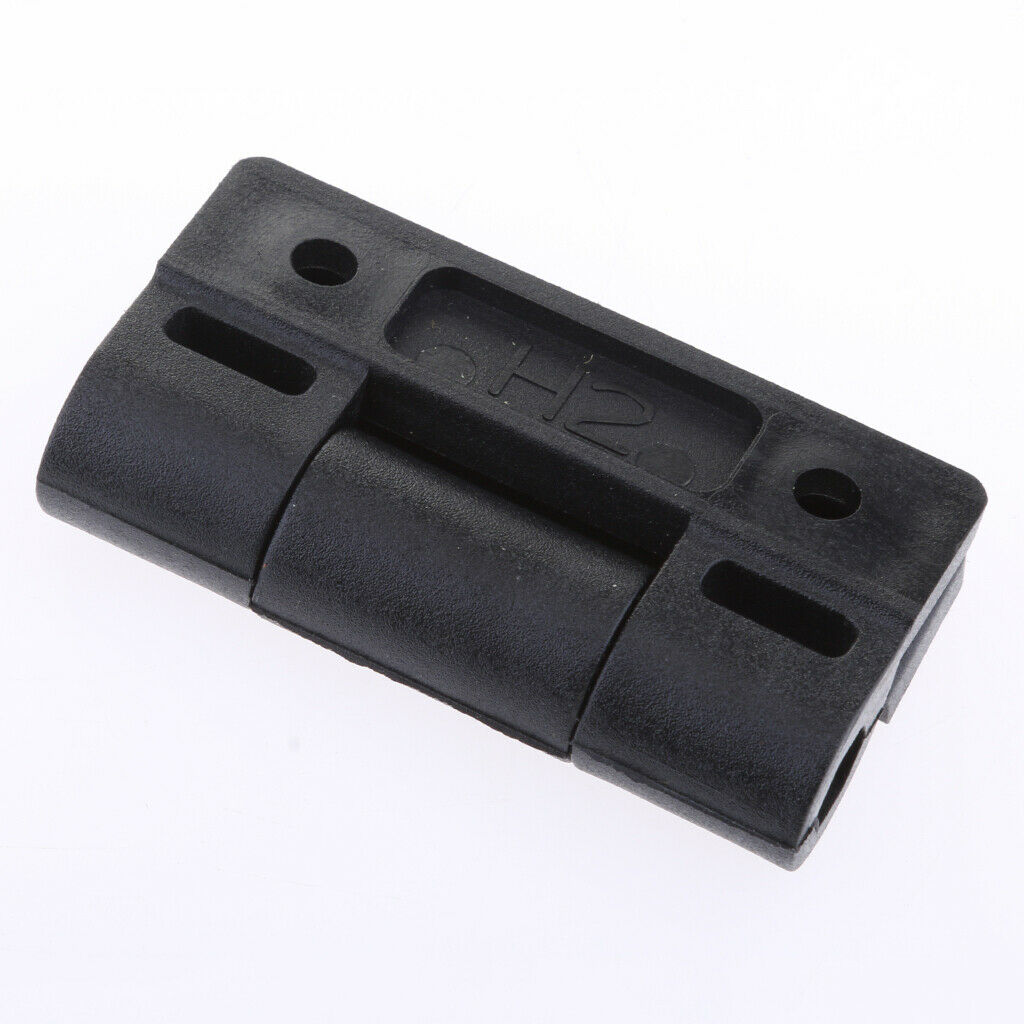 56mm x 43mm 4 Countersunk Holes Torque Position Control Hinge White+Black