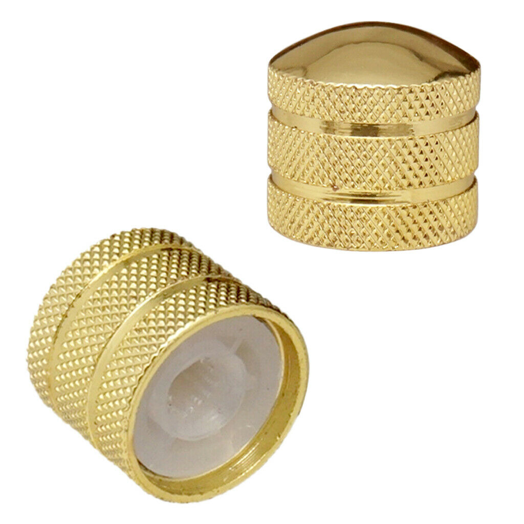 Knurled Golden Dome Tone Knob