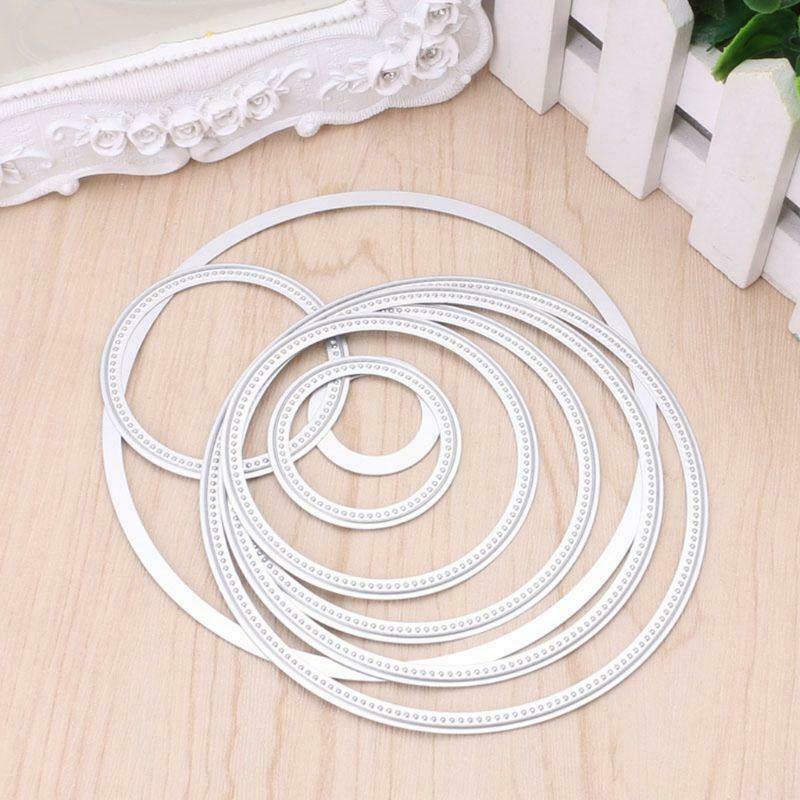 Circle Round Metal Cutting Dies Stencils DIY Scrapbooking Embossing Decor Craft