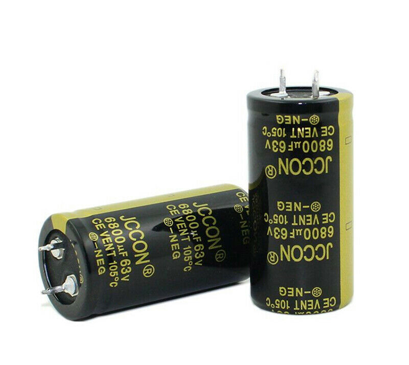 1pcs 63v6800uf Aluminum electrolytic capacitor Audio filter capacitor 25x50mm