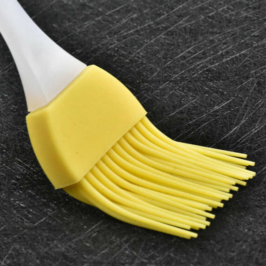 6x Integrated Silicone Brush Cake Brush Kitchen Basting Nonstick BBQ Meat
