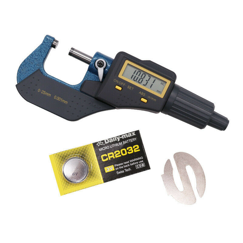 0-25 mm Digital Outside Micrometer 0.001 mm Electronic Micrometers Caliper Gauge