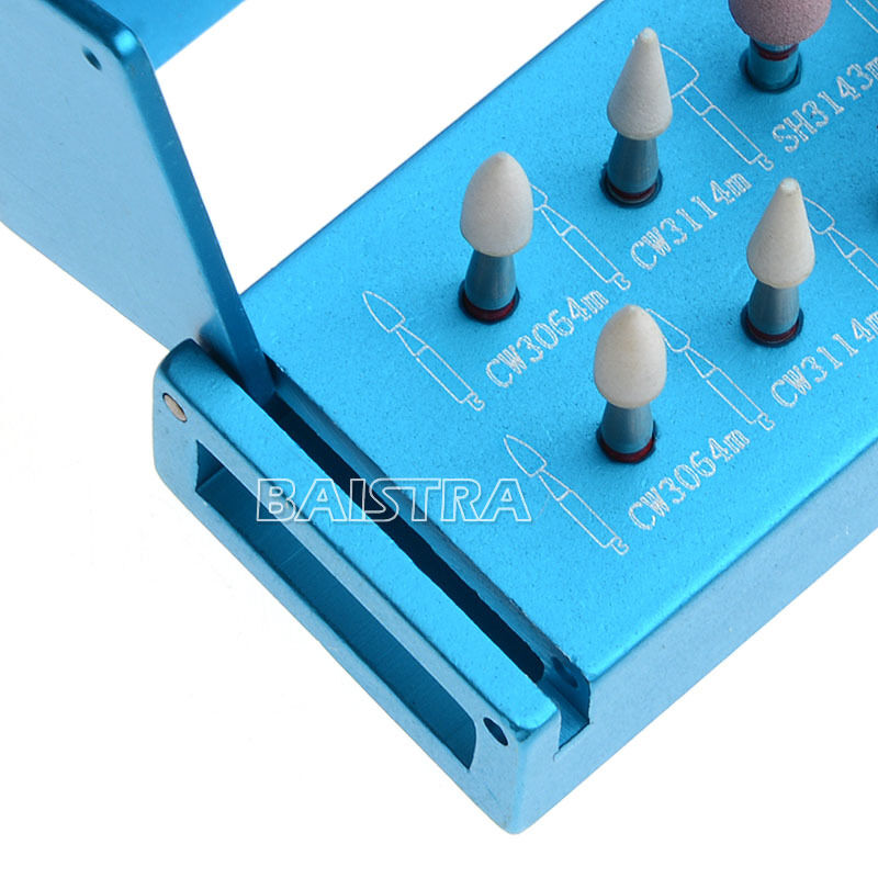 5X Dental Diamond Silicone Polishers Burs Cups RA2112 for Teeth Porcelain Repair
