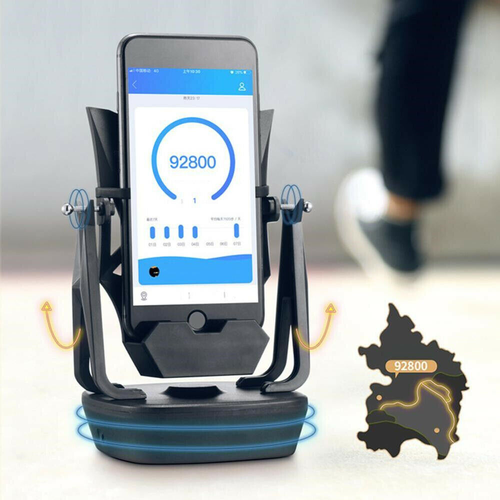 Mobile Phone Wiggler Device Record Step Stand Artifact Passometer Counter Holder
