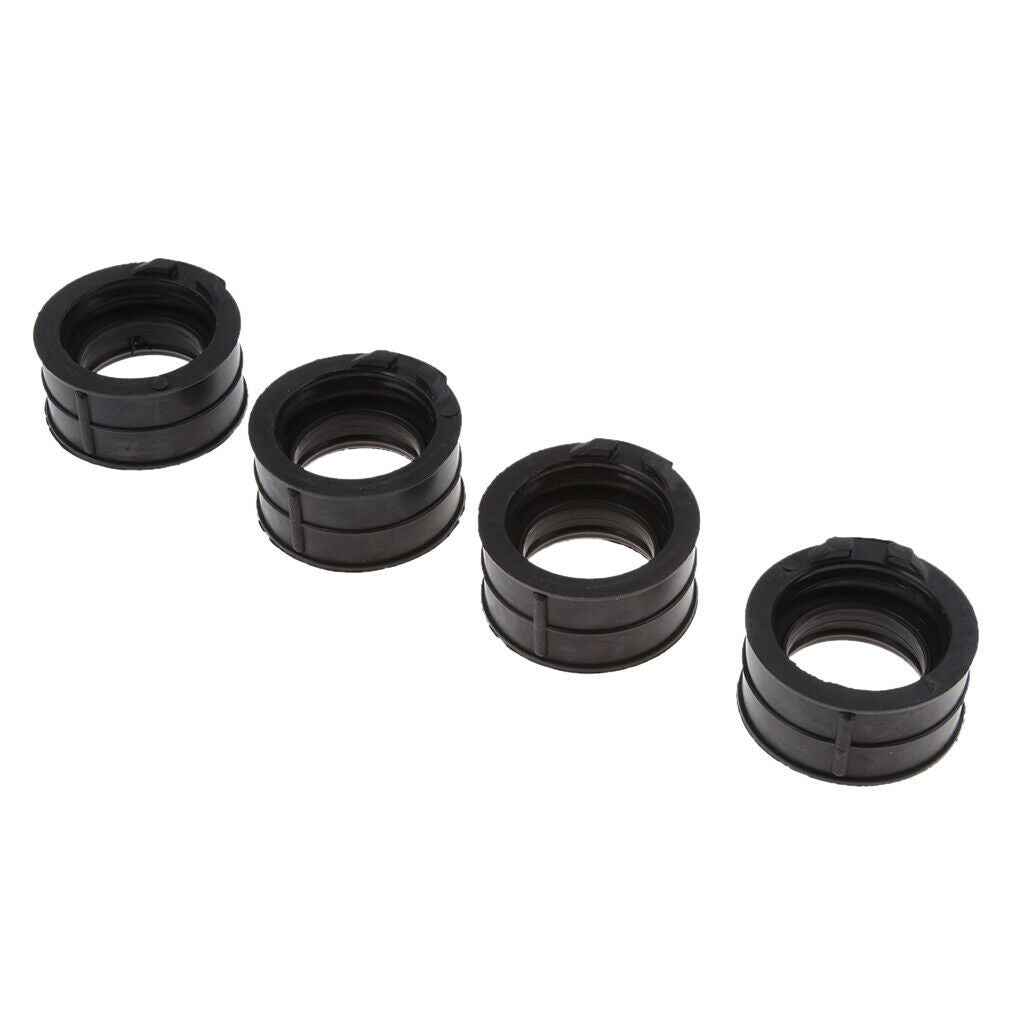 4 Pcs Intake Carburetor Adapter Interface Insulator Glue For Yamaha XJ600