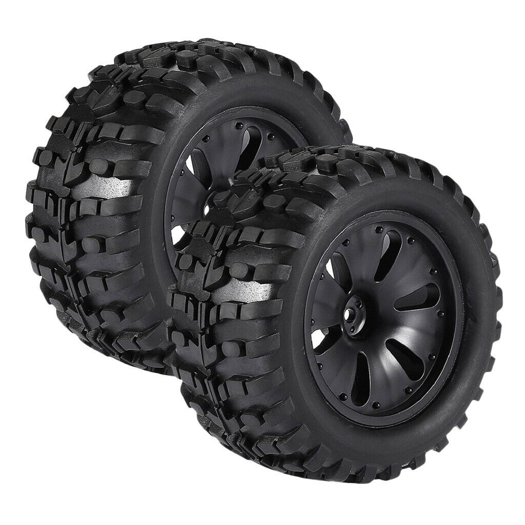 RC Car Rubber Tires Tyres Set for MT ZD Racing 1:10 RC Crawler Monster Car