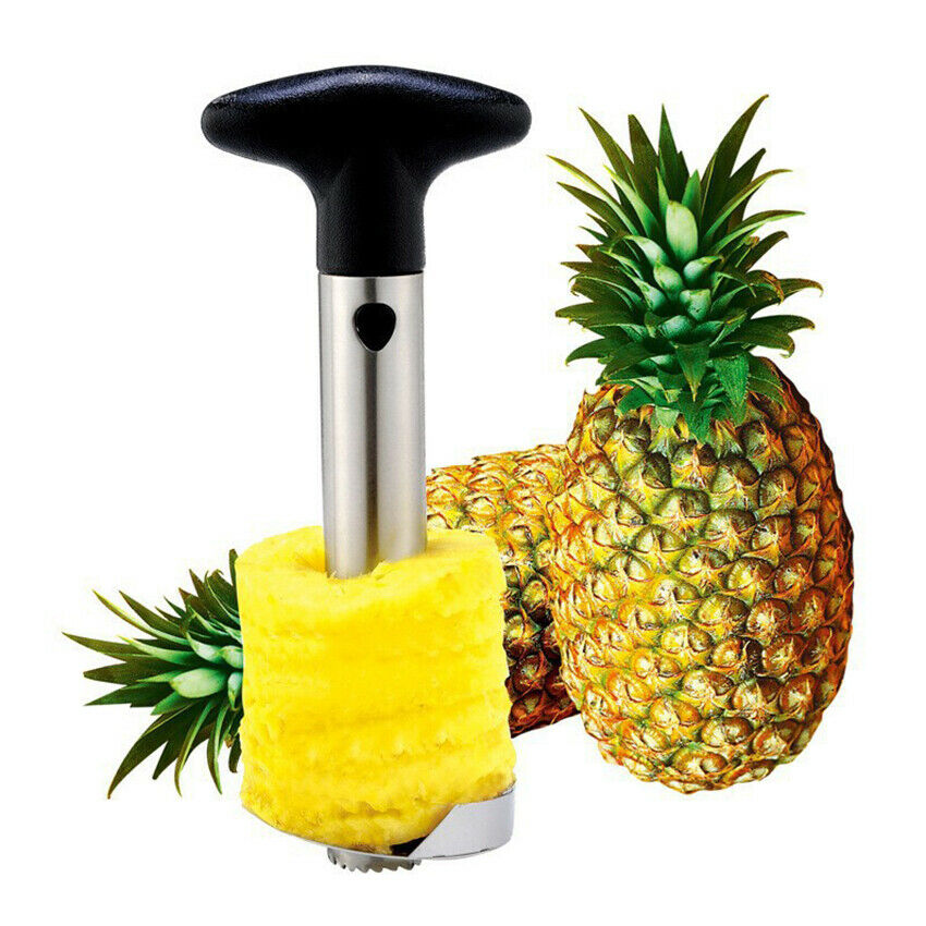 Stainless Steel Easy Kitchen Tool Fruit Pineapple Corer Slicer Cutter Peeler