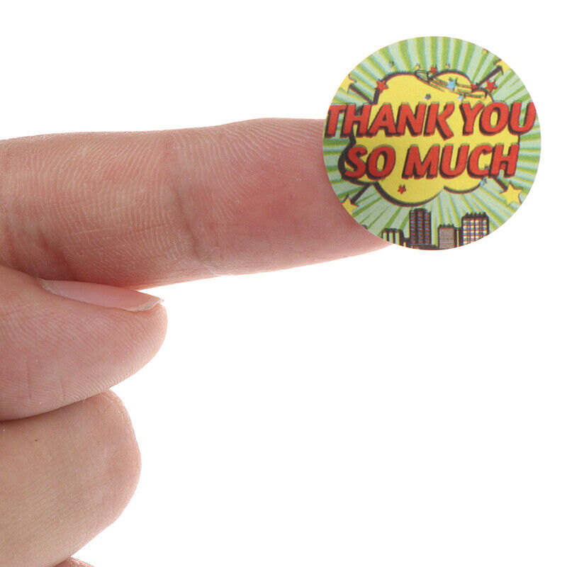 500Pcs/Roll Sealing Label Stickers Thank you Adhesive Stickers Decor Stic.l8