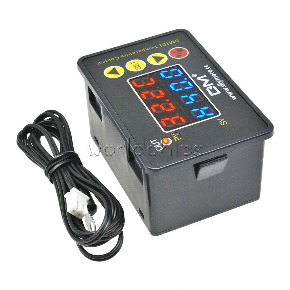 Micro-Computer AC 220V Electronic Thermostat Temperature Controller Switch w/NTC