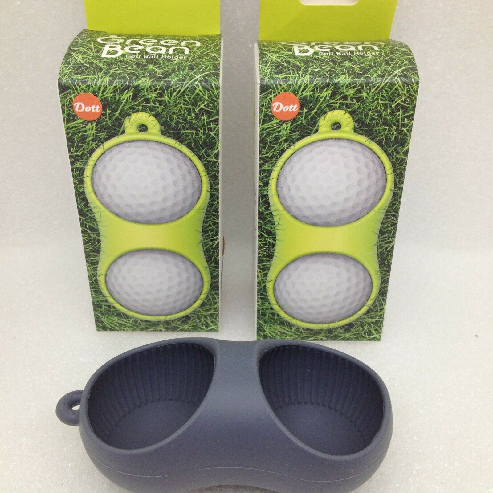 Lot of 2 Golf Ball Holder Connects to Bag Easy Access Sports Accessory