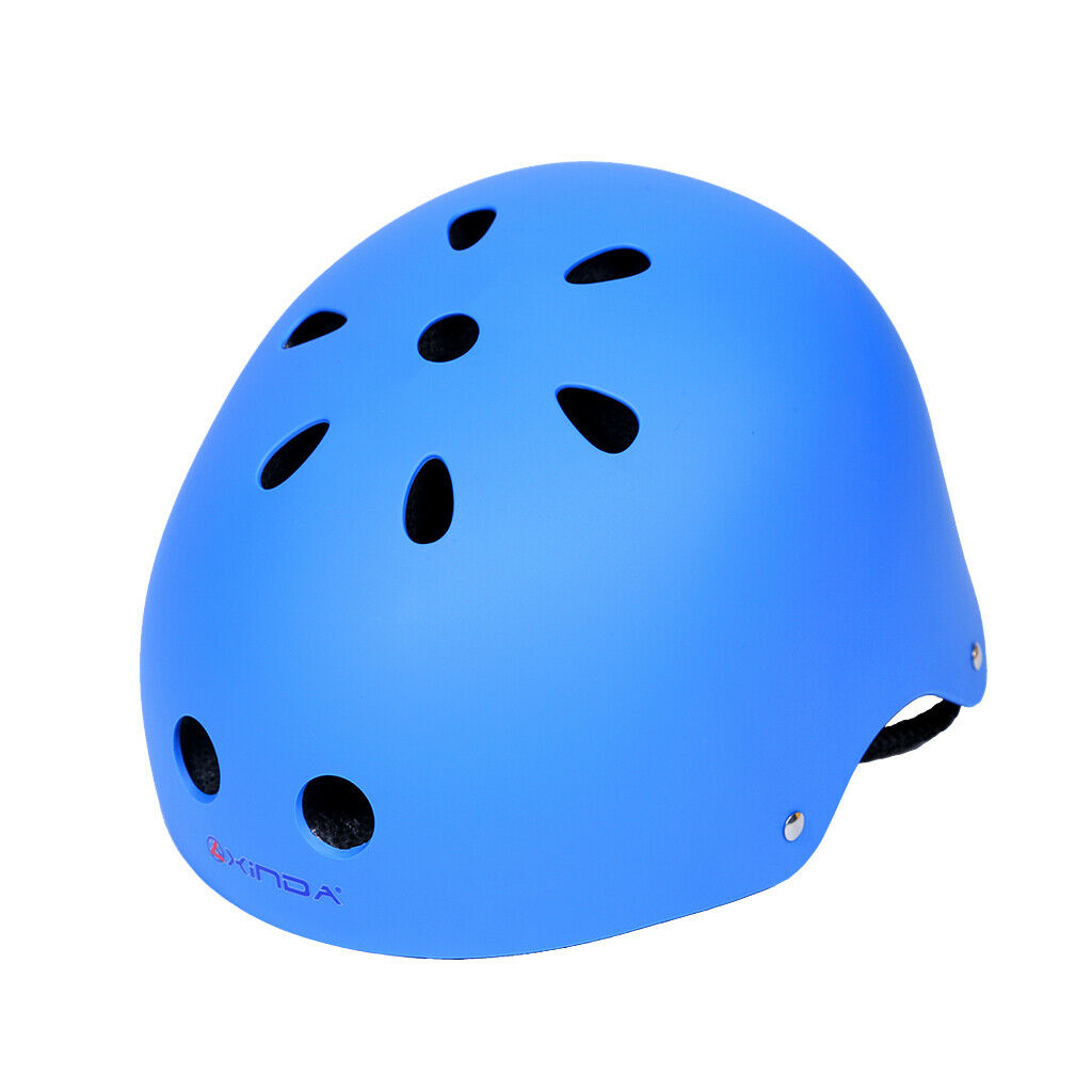 Safety Rock Climbing Caving  Helmet Head Protector with Vents Blue