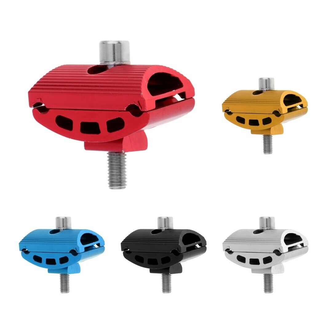 Perfeclan Bike Seat Post Clamp Bike Cycling Tube Clip Single Rod Head Parts
