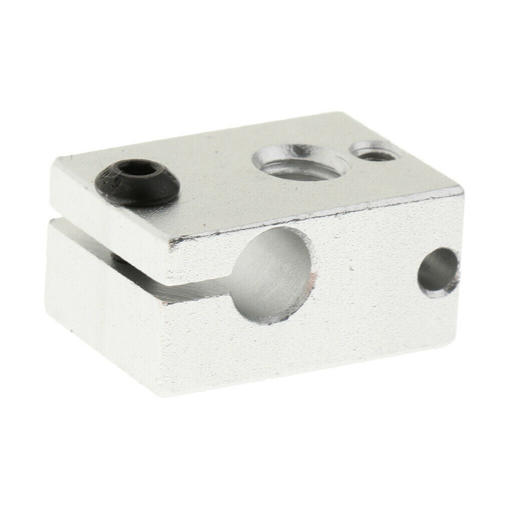 Aluminum  Heating Block V6 for Extruder Mk7 Mk8 M6 And M3 (heat Pipe And