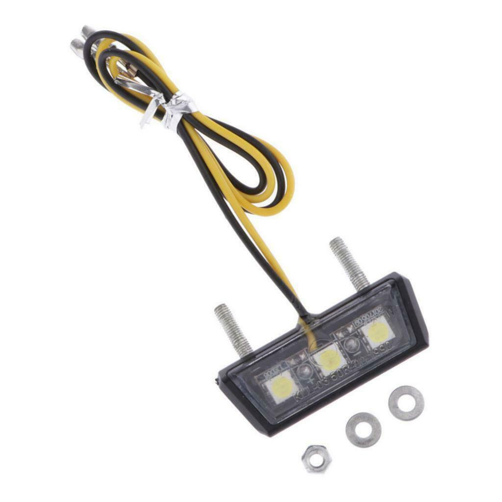 12V Motorcycle Tail Light Brake License Plate Backup Lamp Taillight for Car