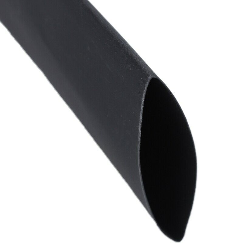 35mm Dia 1 Meters Black Polyolefin Heat Shrinking Shrinkable Tubing Tubes P3NN4