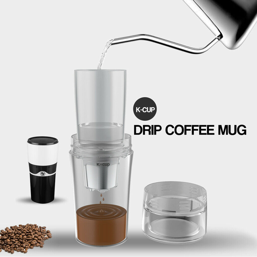 Portable Drip Coffee Maker Travel Mug Compatible with   Manual Espresso
