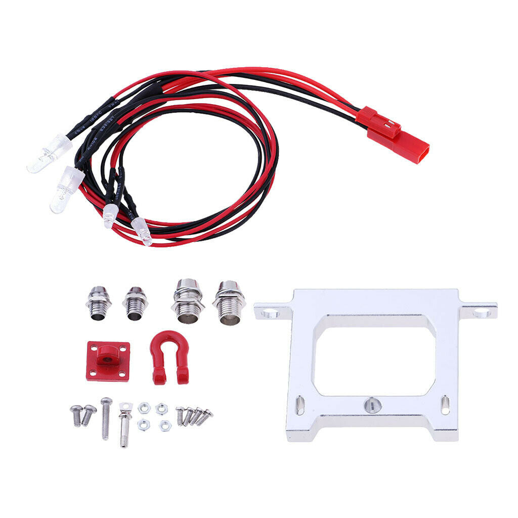 Rear Bumper Protector for WPL JJRC Q60 Q61 4WD 6WD RC Car Parts with Hook and