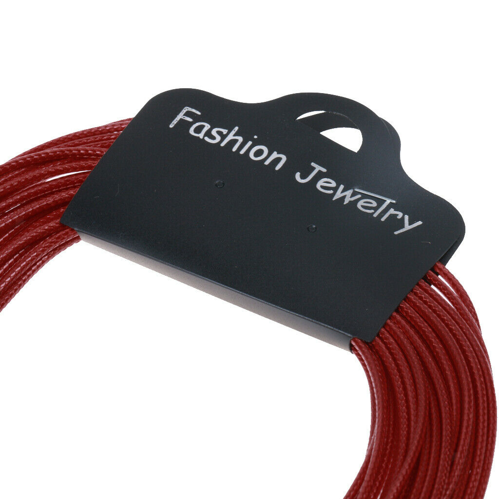 Unique Multilayer Tassel Leather Statement Necklace Bib Women Accessory Red