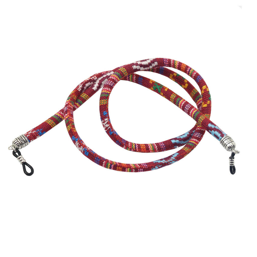 2pcs Ethnic Cords 6mm Anti Slip Eyeglass Sunglasses Cord Neck Strings