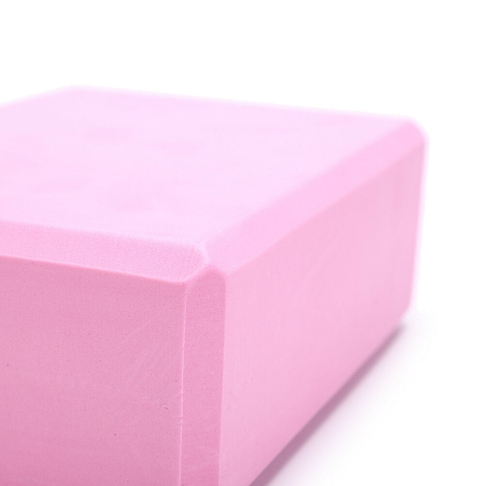 yoga block exercise fitness sport props foam brick stretching aid home pilate DD