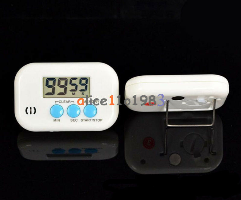 Timer Electronic Up Digital Down about Alarm Count Clock LCD Cooking Kitchen
