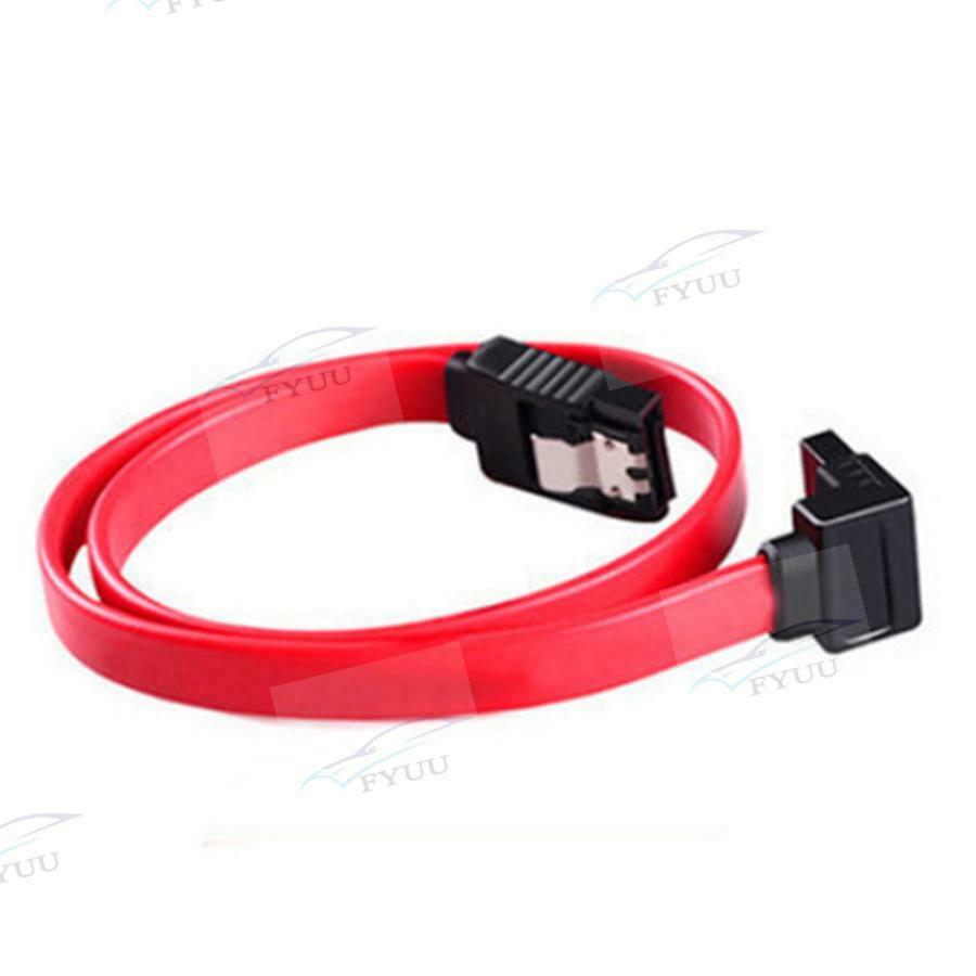 10Pc 18" SATA 3.0 Cable SATA3 III 6GB/s Right Angle 90 Degree SSD HDD Hard Drive