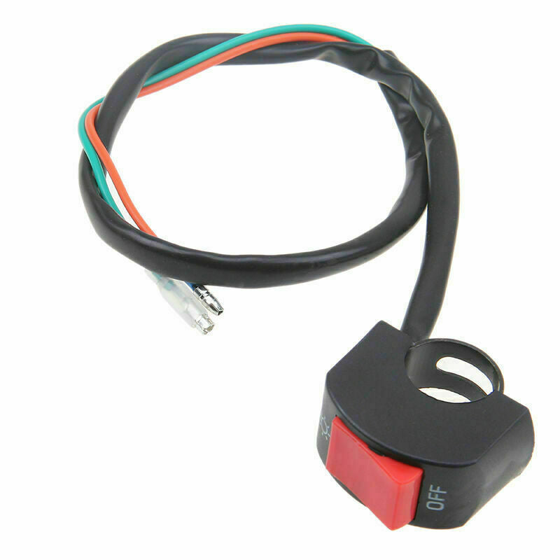 7/8" Handlebar Headlight Spot Light ON/OFF Switch Universal For Motorcycle Bike