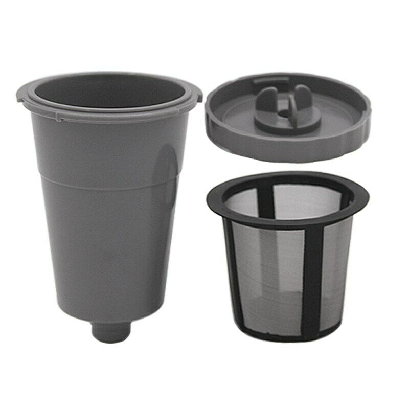 1 Set Reusable Coffee K-Cup Replacement Filter Refillable Holder CA