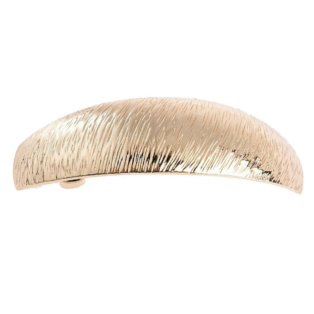 2Pcs Fashion Rectangle French Barrette Textured Hair Clip Hair Accessories