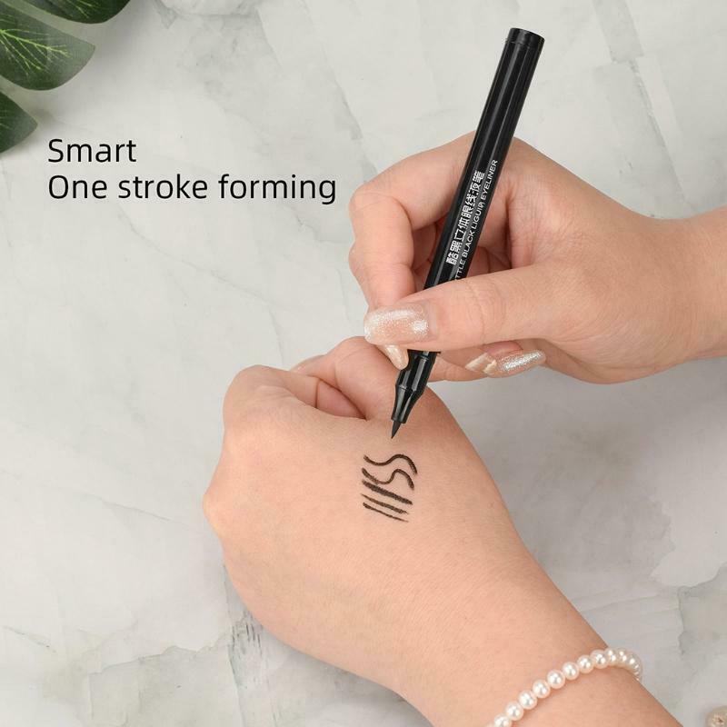 Easy Liquid Pen No-Skip Eyeliner Waterproof Formula, Eye Liner Makeup ,Black