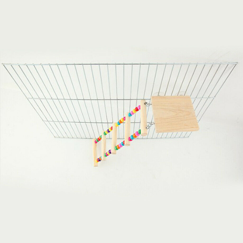 Wood Ladder Birds Climb Toys Parrots