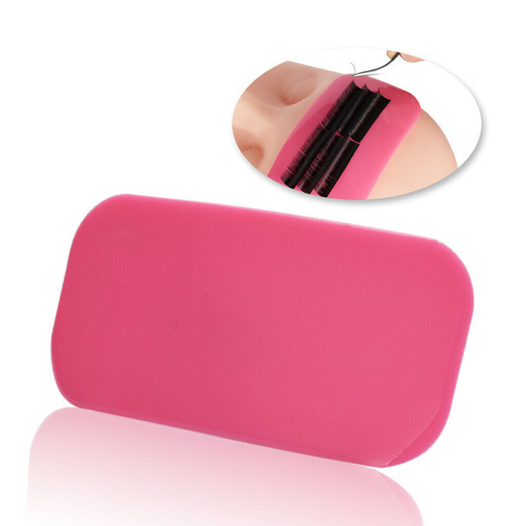 Silicone Forehead False Lashes Pallet Eyelash Extension Stand Holder Pads