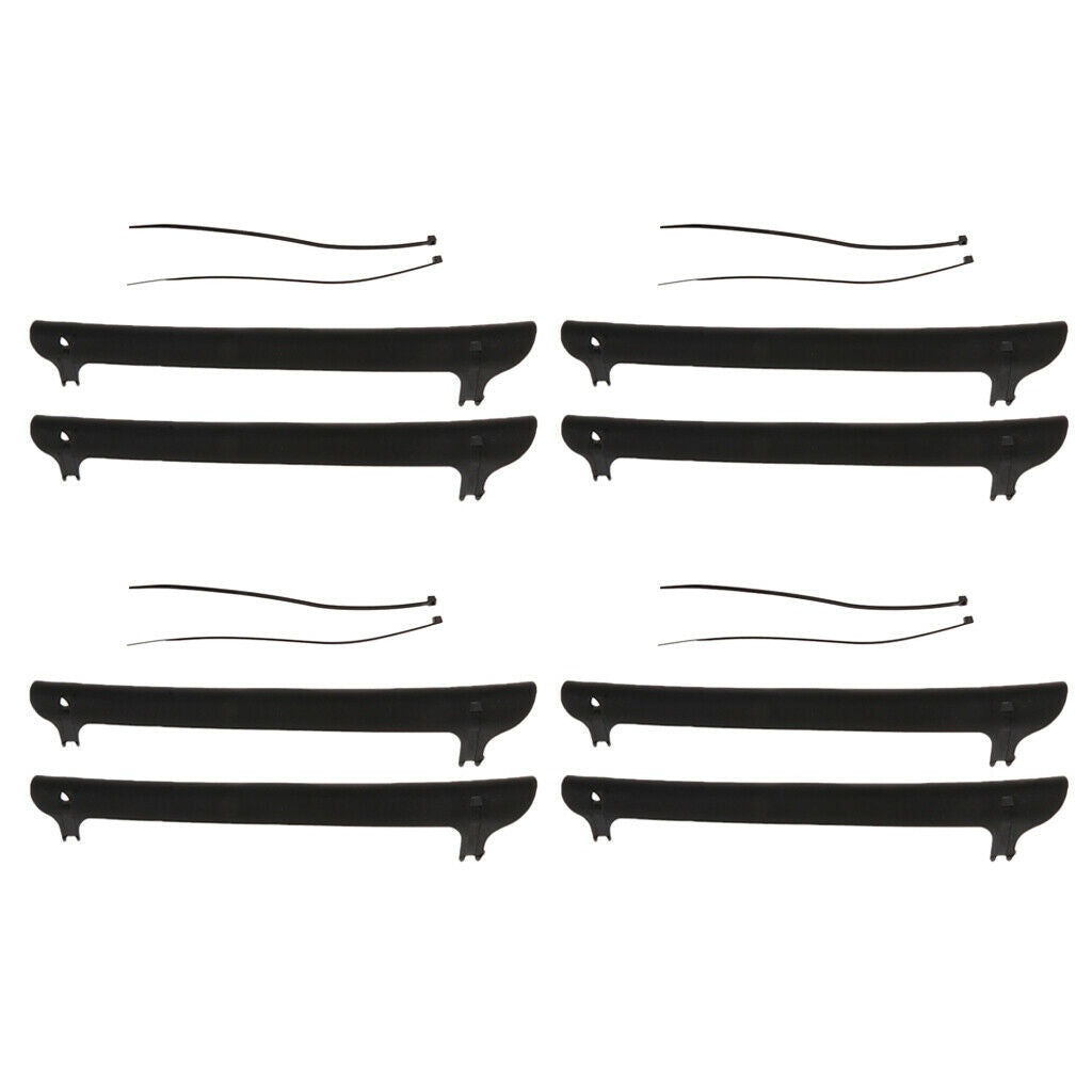 8pcs Rubber Bike Frame Chain Guard Replacement Chainstay Protector Pad